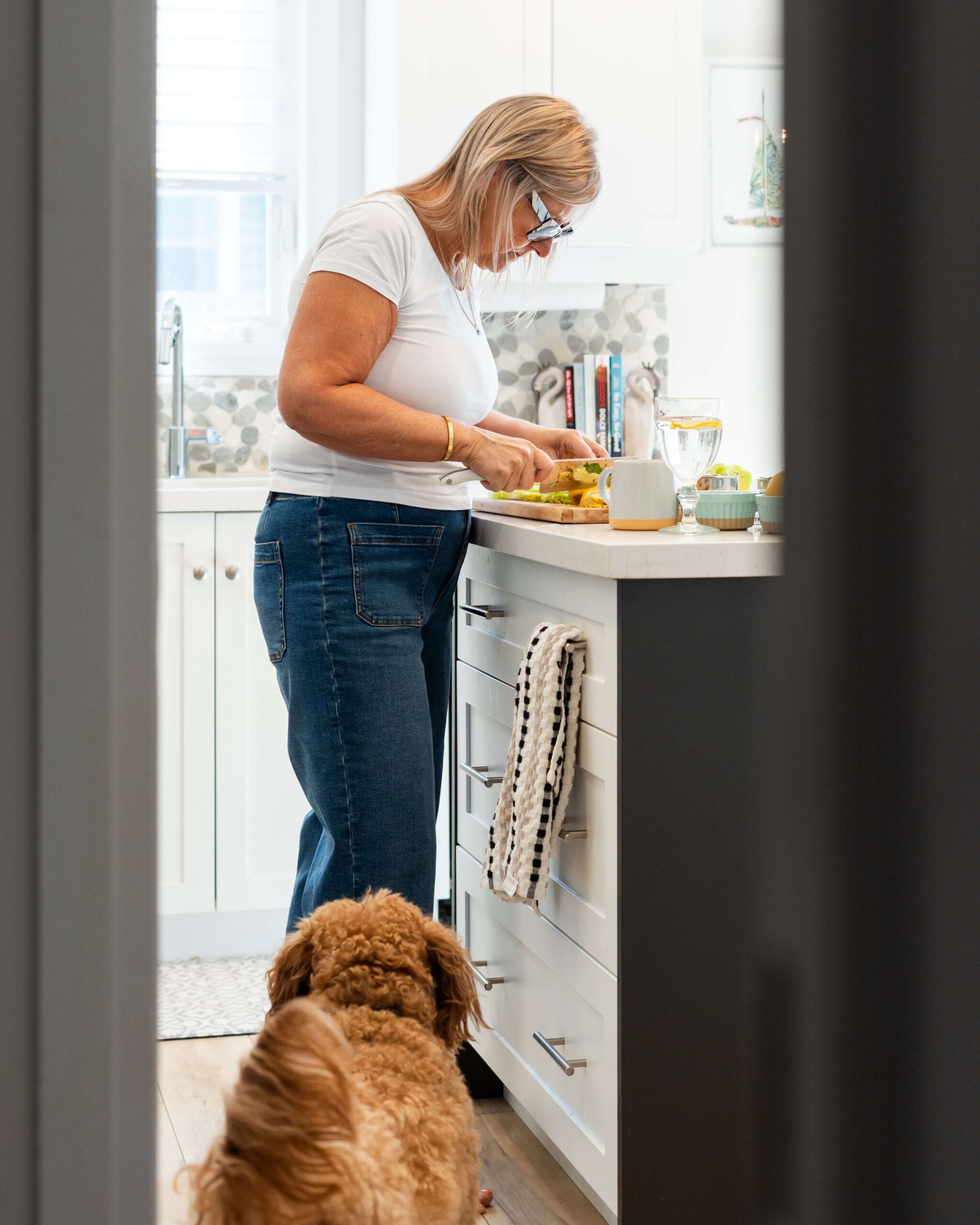 Karen Roy in a kitchen doing the Clean Method